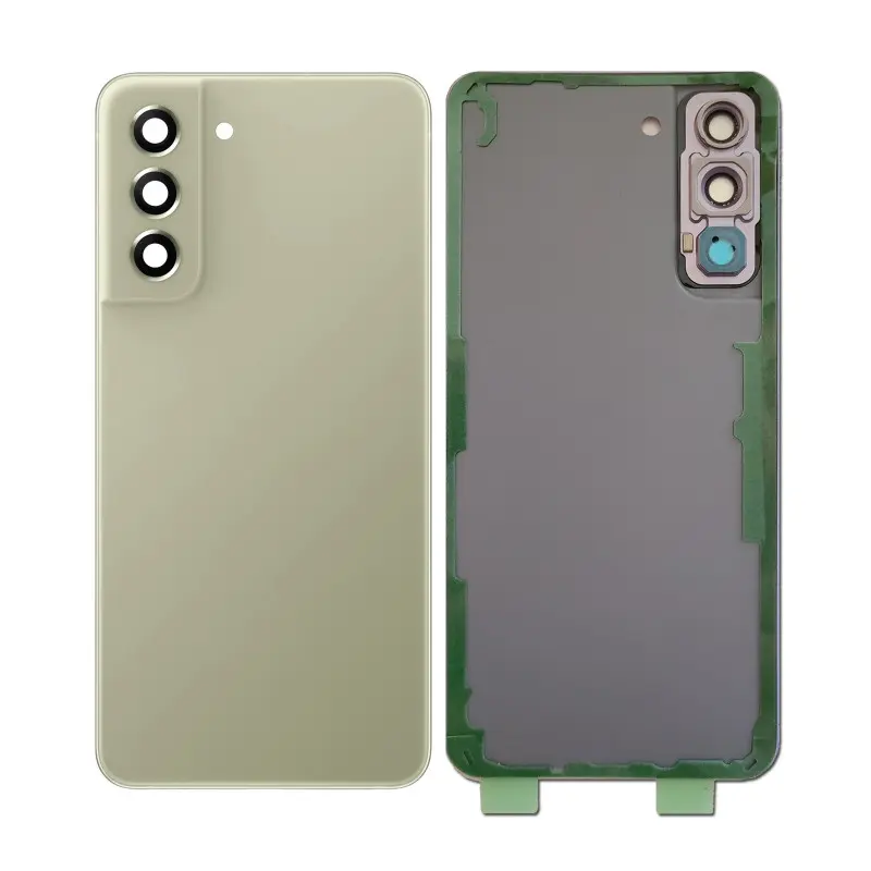Picture of For Samsung Galaxy S21 FE 5G Phone Battery Back Cover Backshell Replacement Glass Part Back Door