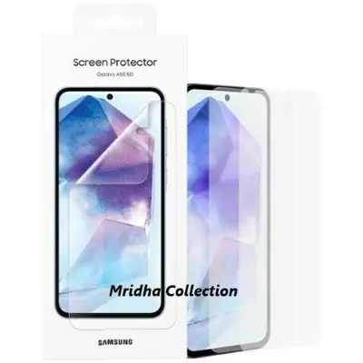 Picture of 2in1 Protector Combo Pack for Samsung Galaxy A55 (Front Hydrogel Screen Protector Poly+Camera Lens Protector)
