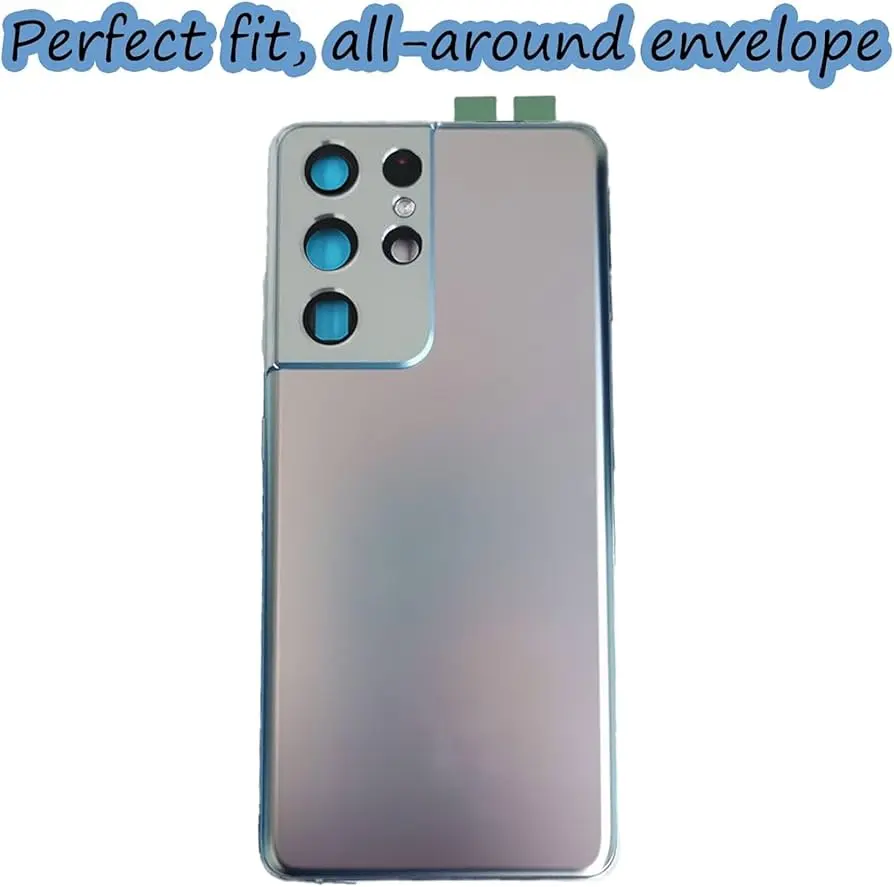 Picture of For Samsung Galaxy S21 Ultra 5G Phone Battery Back Cover Backshell Replacement Glass Part Back Door