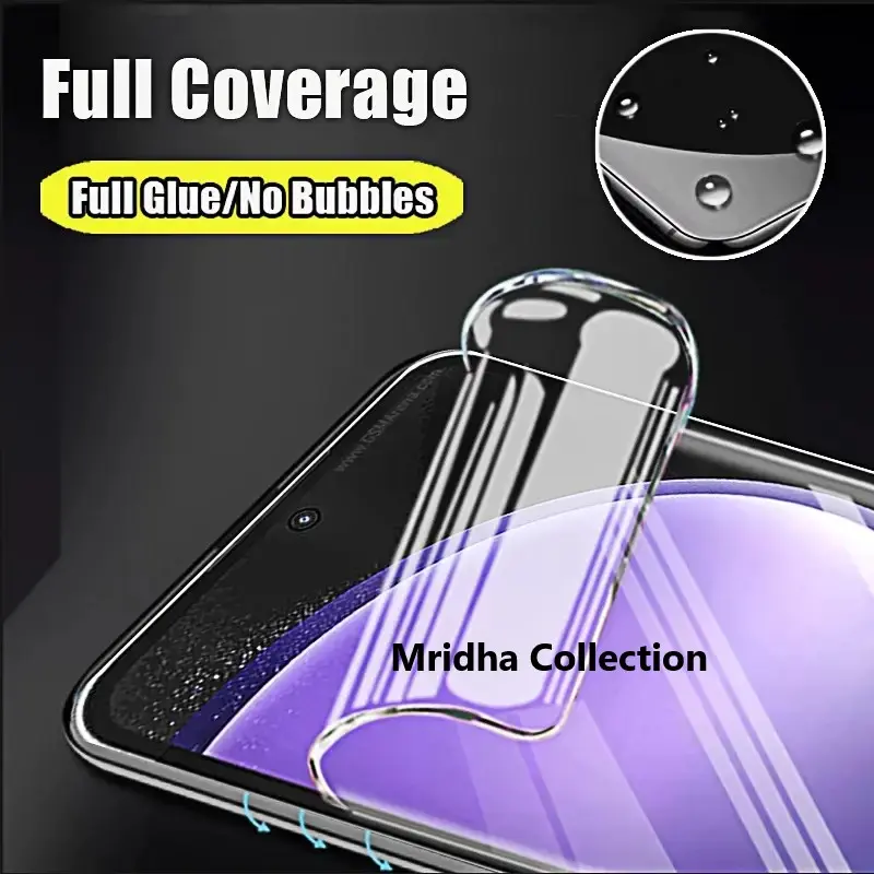 Picture of 3in1 Protector Combo Pack for Samsung Galaxy A55 (Front Hydrogel Screen Protector Poly+Back Hydrogel Poly Protector+Camera Lens Protector)