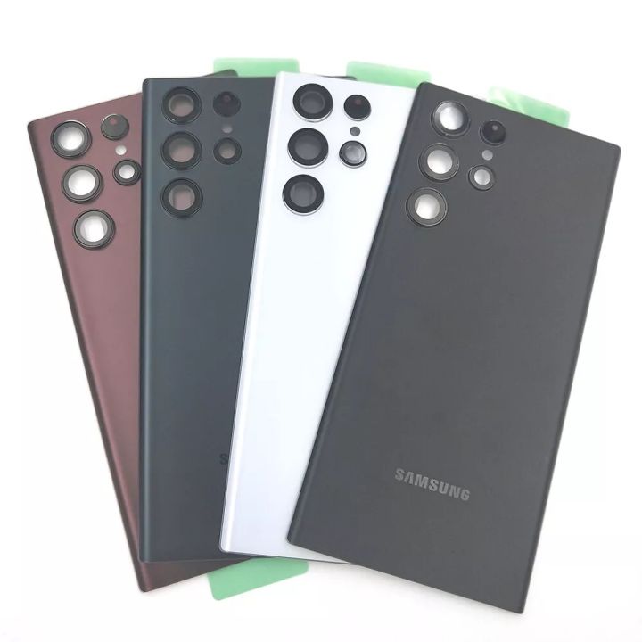 Picture of For Samsung Galaxy S22 Ultra 5G Phone Battery Back Cover Backshell Replacement Glass Part Back Door