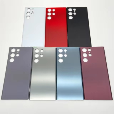 Picture of For Samsung Galaxy S22 Ultra 5G Phone Battery Back Cover Backshell Replacement Glass Part Back Door