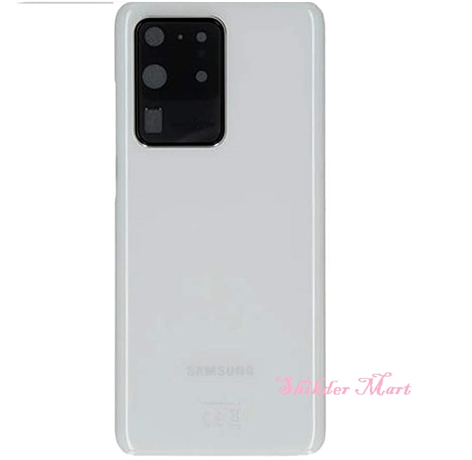Picture of For Samsung Galaxy S20 Ultra 5G Phone Battery Back Cover Backshell Replacement Glass Part