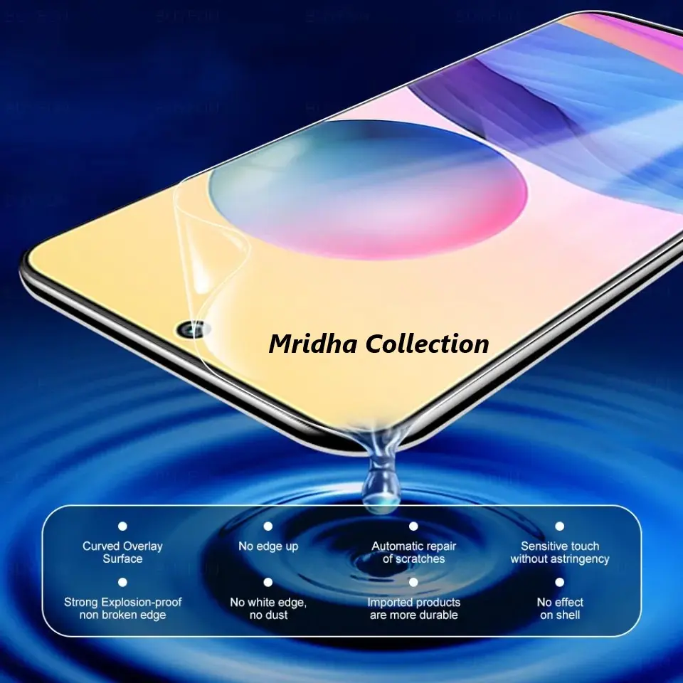 Picture of Samsung Galaxy A55 TPU Protective Film Hydrogel Front Poly Protector Screen Protector Anti-Shatter / High Definition (Front Poly)