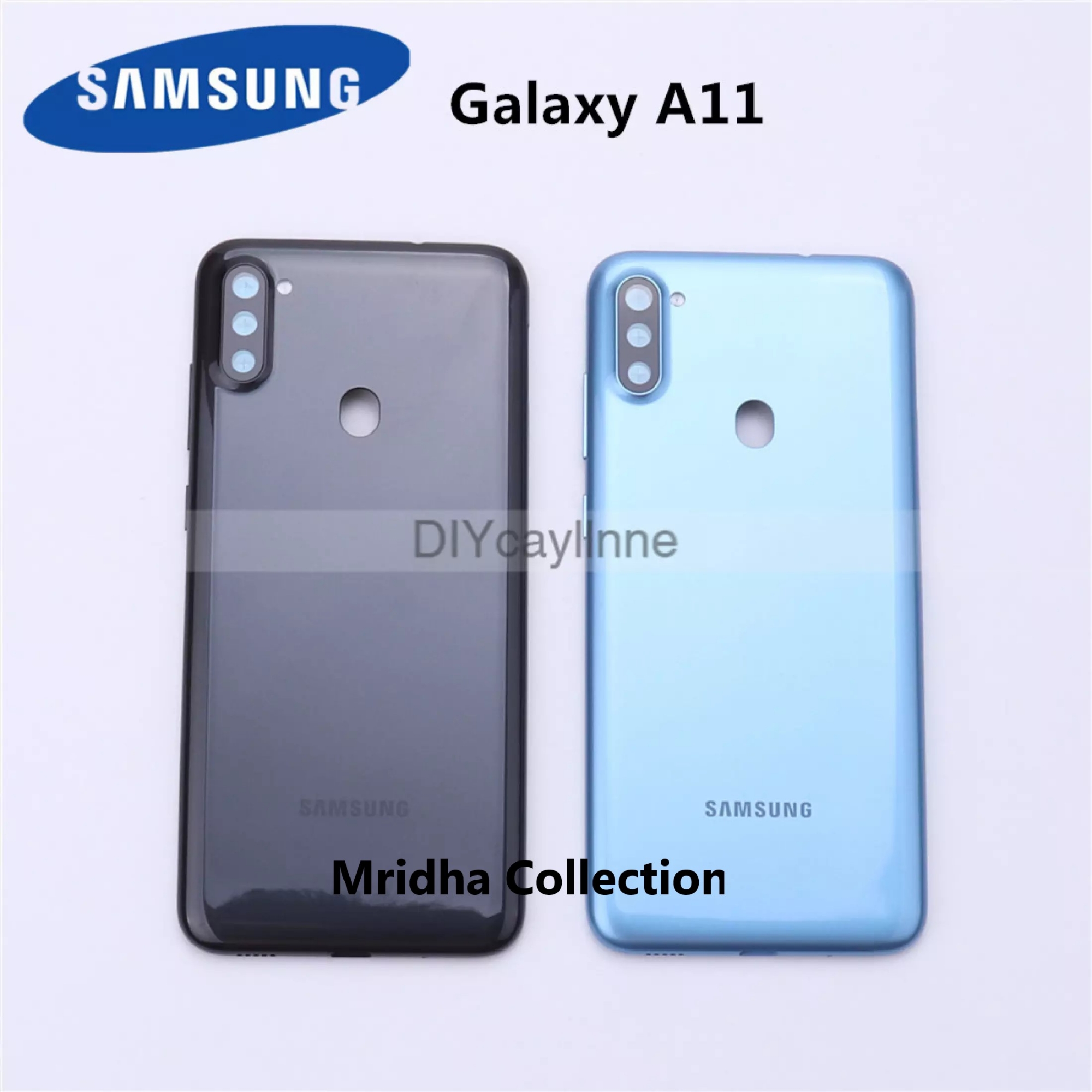 Picture of Samsung Galaxy A11 Back Door Rear Housing Case Body Casing Replacement For with Side Buttons