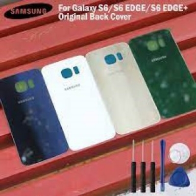 Picture of For Samsung Galaxy S6 edge Phone Battery Back Cover Backshell Replacement Glass Part