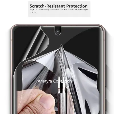 Picture of Realme P2 Pro 5G TPU Protective Film Hydrogel Front Poly Protector Screen Protector Anti-Shatter / High Definition (Front Poly)