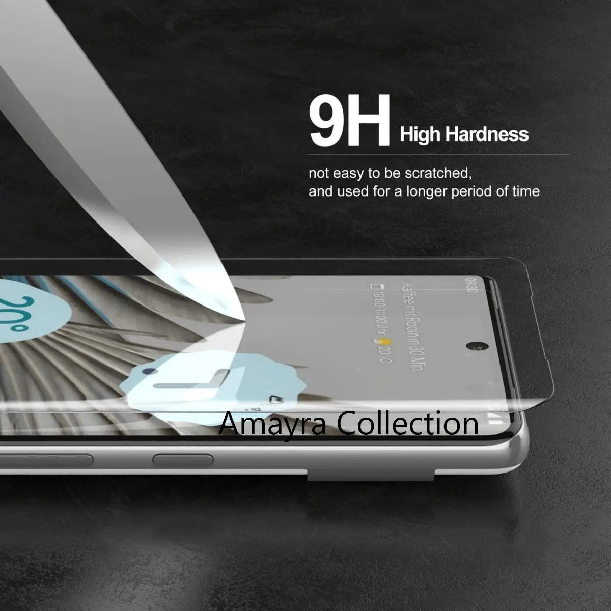 Picture of Realme P2 Pro 5G (A+ GRADE) Premium UV Tempered Glass Screen Protector Curved with Liquid Glue and UV Light -Transparent Clear