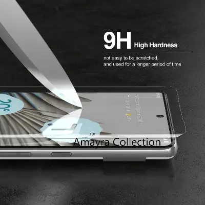 Picture of Realme P2 Pro 5G (A+ GRADE) Premium UV Tempered Glass Screen Protector Curved with Liquid Glue and UV Light -Transparent Clear