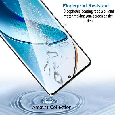 Picture of Realme P2 Pro 5G (A+ GRADE) Premium UV Tempered Glass Screen Protector Curved with Liquid Glue and UV Light -Transparent Clear