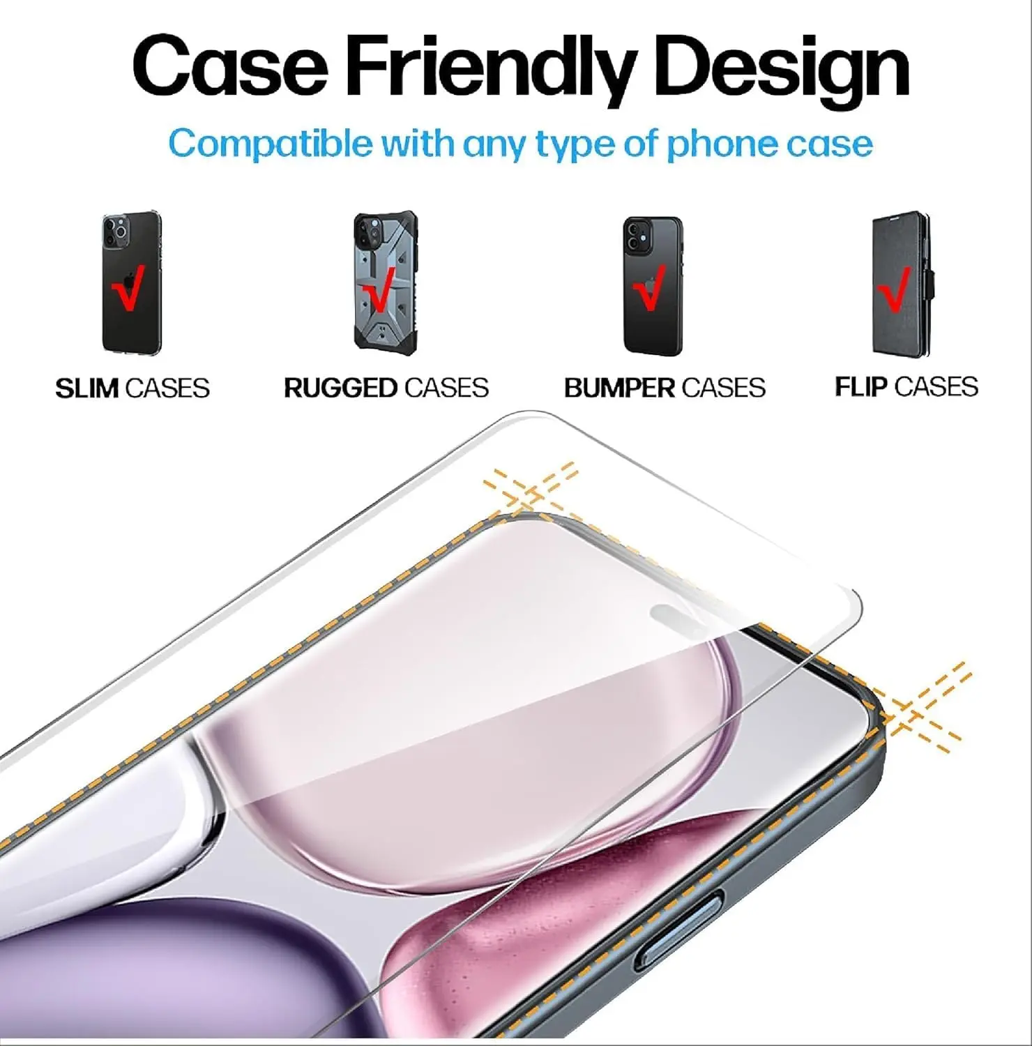 Picture of Honor X9C 5G TPU Protective Film Hydrogel Front Poly Protector Screen Protector Anti-Shatter / High Definition (Front Poly)