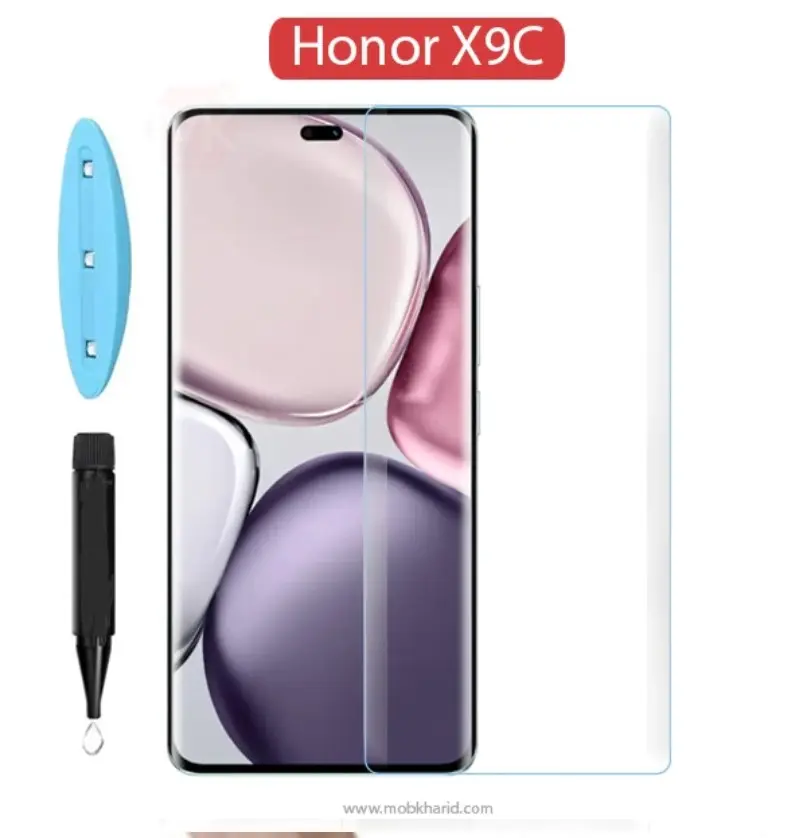 Picture of 2in1 Protector Combo Pack for Honor X9C 5G (A+ GRADE) UV Glass Screen Protector + 3D Camera Protector Lens