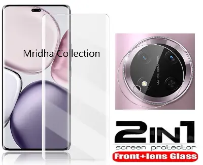 Picture of 2in1 Protector Combo Pack for Honor X9C 5G (A+ GRADE) UV Glass Screen Protector + Camera Protector Lens