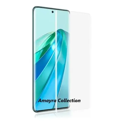 Picture of Honor X9A 5G (A+ GRADE) Premium UV Tempered Glass Screen Protector Curved with Liquid Glue and UV Light -Transparent Clear