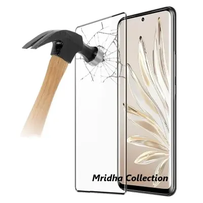 Picture of Honor X9A 5G (A+ GRADE) Premium UV Tempered Glass Screen Protector Curved with Liquid Glue and UV Light -Transparent Clear
