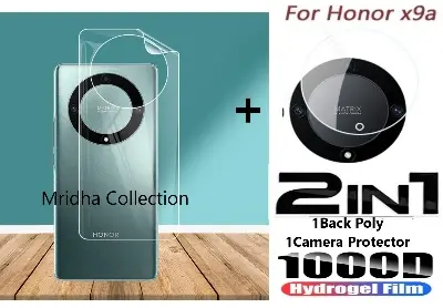 Picture of 2in1 Back Protector Combo Pack for Honor X9A 5G (Back Hydrogel Poly Protector + Camera Lens Protector)