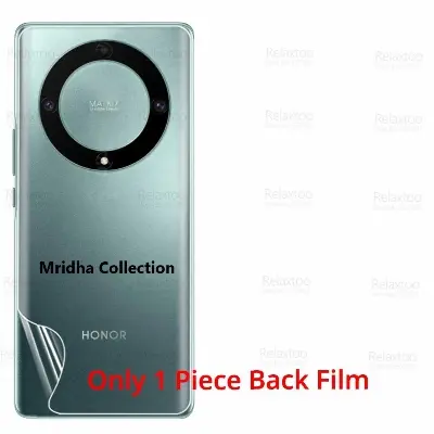 Picture of 2in1 Back Protector Combo Pack for Honor X9A 5G (Back Hydrogel Poly Protector + 3D Camera Lens Protector Glass)