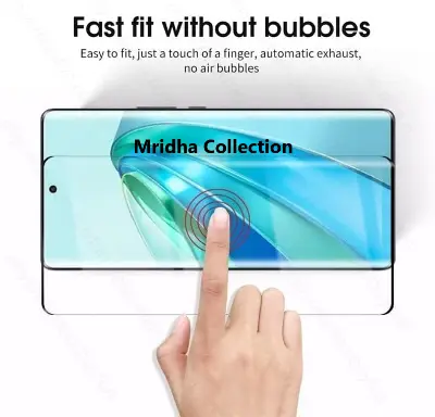 Picture of Honor X9A 5G Full Glue 9D Curved Tempered Glass Screen Protector Edge to Edge Fit Protection Tempered Glass (Black)