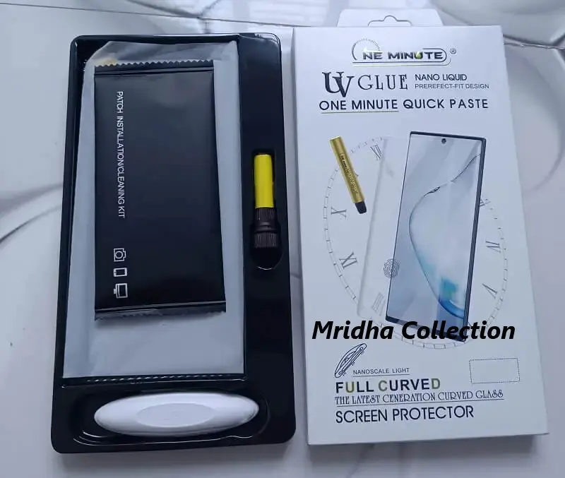 Picture of Honor X9b 5G (A+ GRADE) Premium UV Tempered Glass Screen Protector Curved with Liquid Glue and UV Light -Transparent Clear