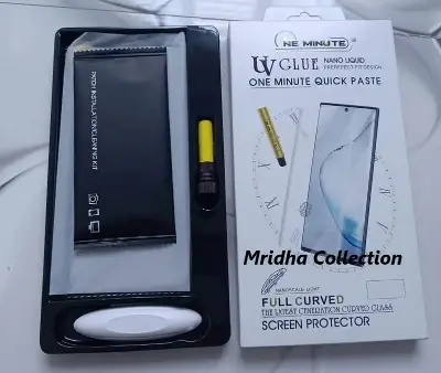 Picture of Honor X9b 5G (A+ GRADE) Premium UV Tempered Glass Screen Protector Curved with Liquid Glue and UV Light -Transparent Clear