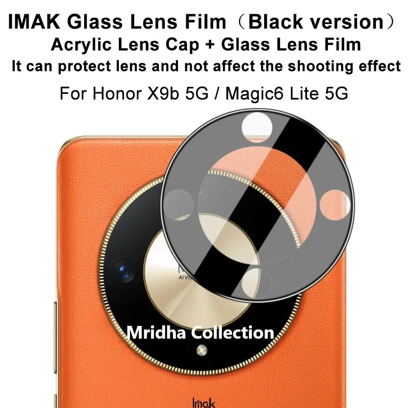 Picture of 2in1 Back Protector Combo Pack for Honor X9B 5G (Back Hydrogel Poly Protector + 3D Camera Lens Protector Glass)