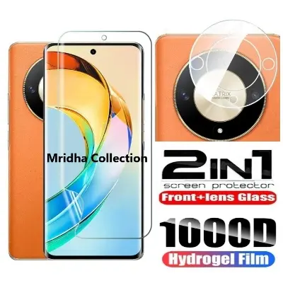 Picture of 2in1 Protector Combo Pack for Honor X9B 5G (Front Hydrogel Screen Protector Poly + Camera Lens Protector)