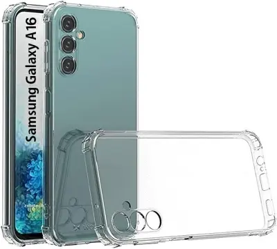 Picture of Samsung Galaxy A16 Silicone Clear Case Soft Flexible TPU Rubber Bumper Shockproof Corners Transparent Clear Back Cover
