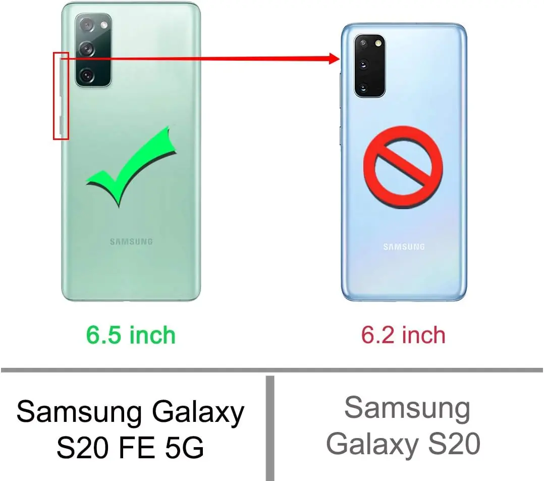 Picture of Samsung Galaxy S20 FE Silicone Clear Case Soft Flexible TPU Rubber Bumper Shockproof Corners Transparent Clear Back Cover