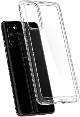 Picture of Samsung Galaxy S20 Silicone Clear Case Soft Flexible TPU Rubber Bumper Shockproof Corners Transparent Clear Back Cover