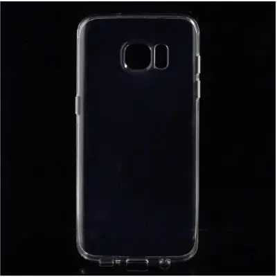 Picture of Samsung Galaxy S7 Edge Silicone Clear Case Soft Flexible TPU Rubber Bumper Shockproof Corners Transparent Clear Back Cover