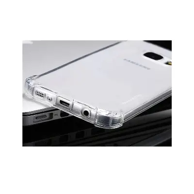 Picture of Samsung Galaxy S7 Edge Silicone Clear Case Soft Flexible TPU Rubber Bumper Shockproof Corners Transparent Clear Back Cover