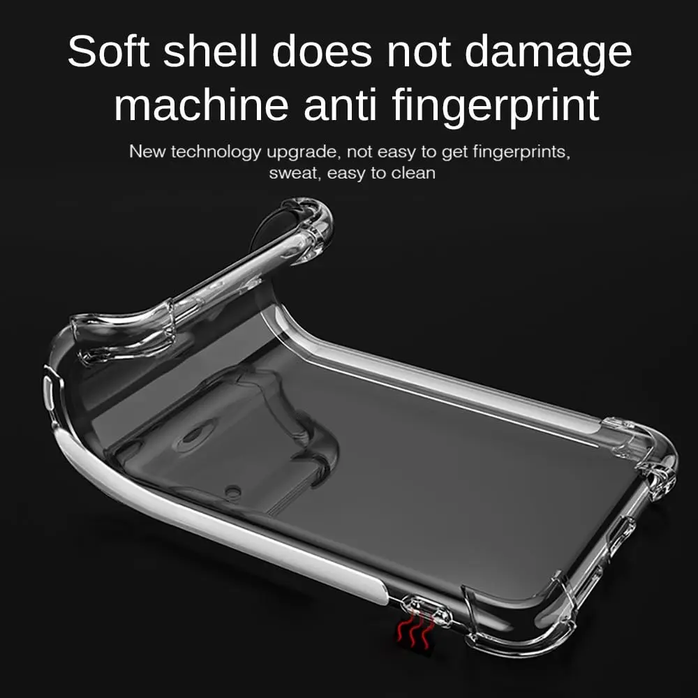 Picture of Realme C65 5G Silicone Clear Case Soft Flexible TPU Rubber Bumper Shockproof Corners Transparent Clear Back Cover