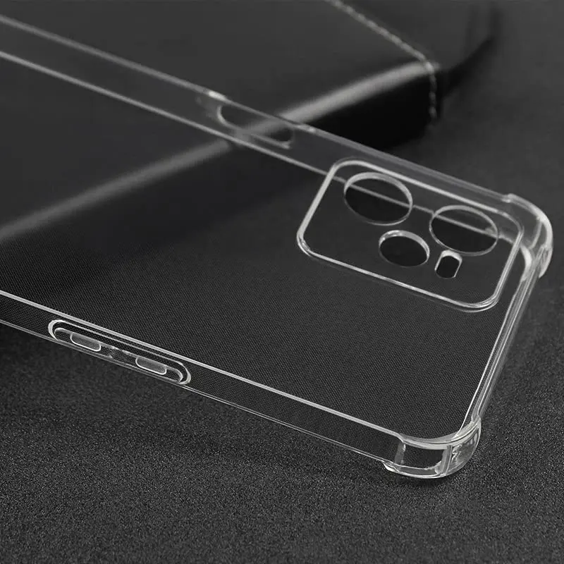 Picture of Realme C51 (RMX3830) Silicone Clear Case Soft Flexible TPU Rubber Bumper Shockproof Corners Transparent Clear Back Cover