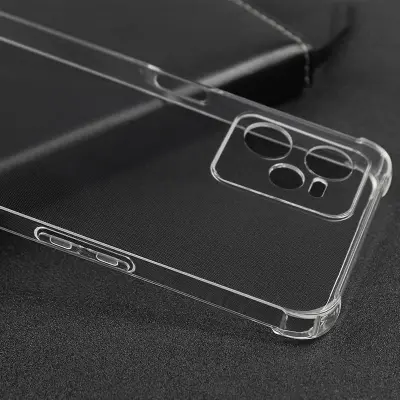 Picture of Realme C51 (RMX3830) Silicone Clear Case Soft Flexible TPU Rubber Bumper Shockproof Corners Transparent Clear Back Cover