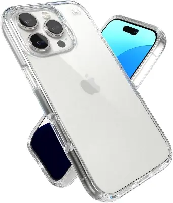 Picture of Apple iPhone 16 Pro Max Silicone Clear Case Soft Flexible TPU Rubber Bumper Shockproof Corners Transparent Clear Back Cover