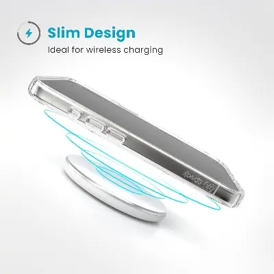 Picture of Apple iPhone 16 Pro Max Silicone Clear Case Soft Flexible TPU Rubber Bumper Shockproof Corners Transparent Clear Back Cover