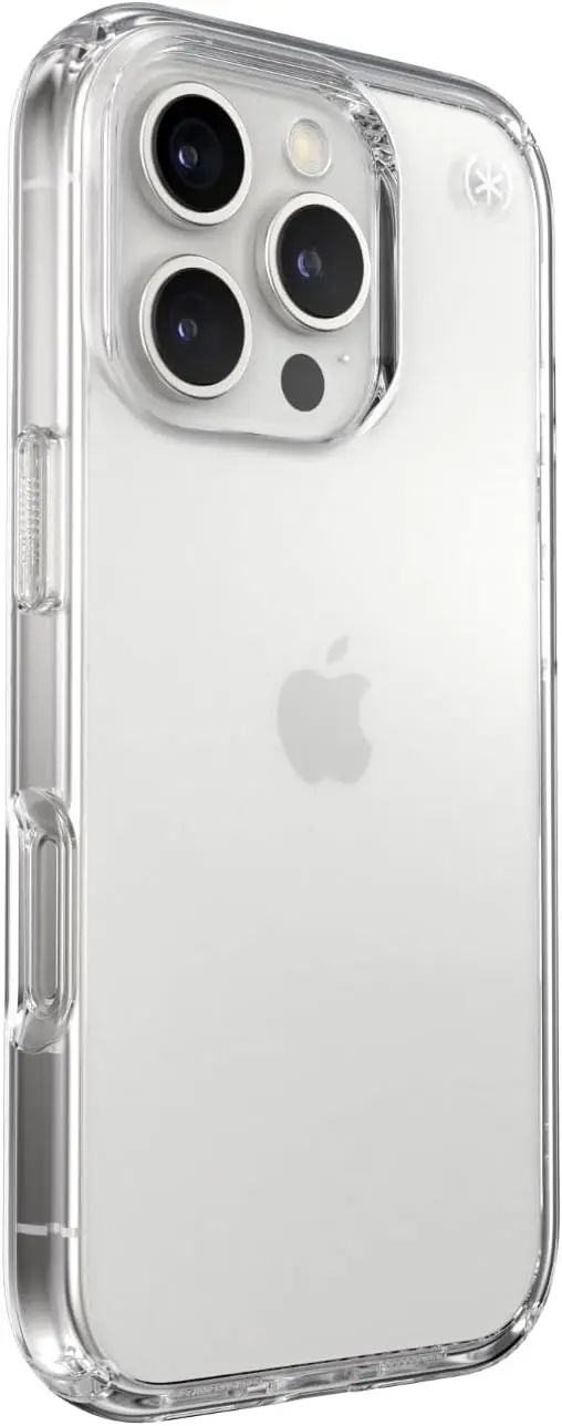 Picture of Apple iPhone 16 Pro Silicone Clear Case Soft Flexible TPU Rubber Bumper Shockproof Corners Transparent Clear Back Cover