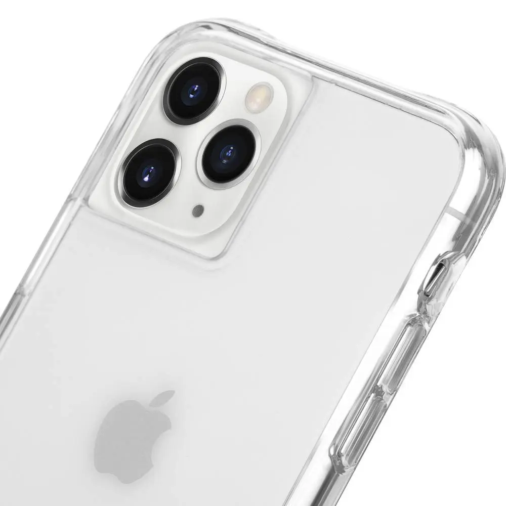 Picture of Apple iPhone 11 Pro Max Silicone Clear Case Soft Flexible TPU Rubber Bumper Shockproof Corners Transparent Clear Back Cover