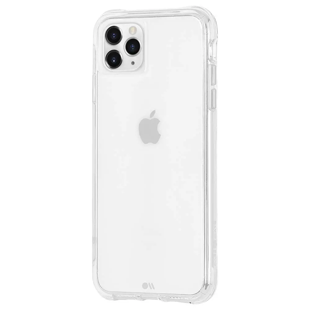 Picture of Apple iPhone 11 Pro Max Silicone Clear Case Soft Flexible TPU Rubber Bumper Shockproof Corners Transparent Clear Back Cover