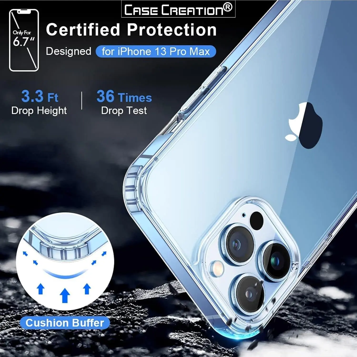Picture of Apple iPhone 12 Silicone Clear Case Soft Flexible TPU Rubber Bumper Shockproof Corners Transparent Clear Back Cover