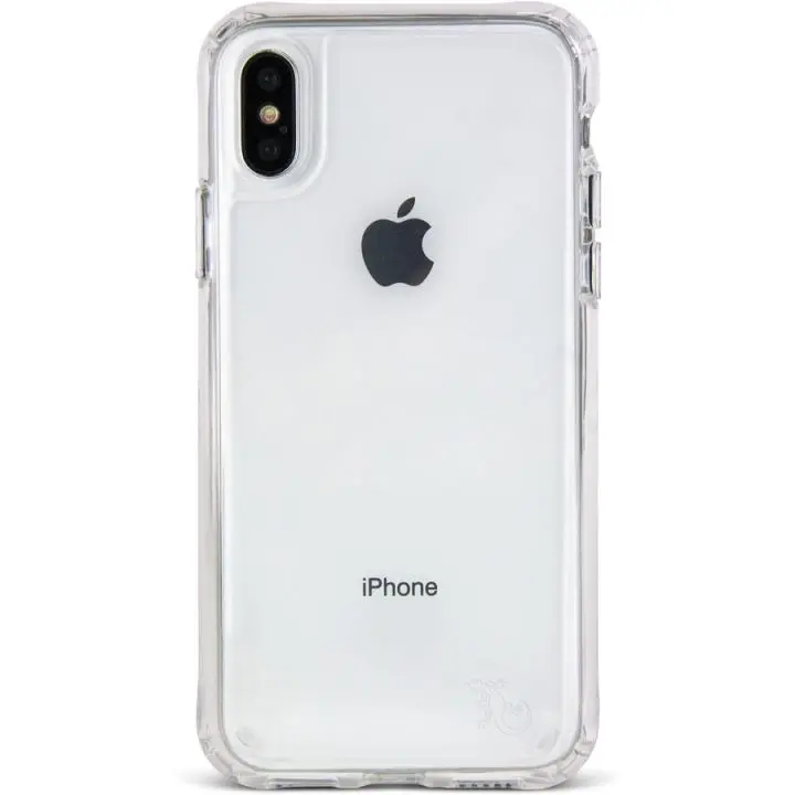 Picture of Apple iPhone X Silicone Clear Case Soft Flexible TPU Rubber Bumper Shockproof Corners Transparent Clear Back Cover