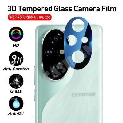 Picture of 2in1 Back Protector Combo Pack for Honor 200 Pro 5G (Back Hydrogel Poly Protector + 3D Camera Lens Protector Glass)