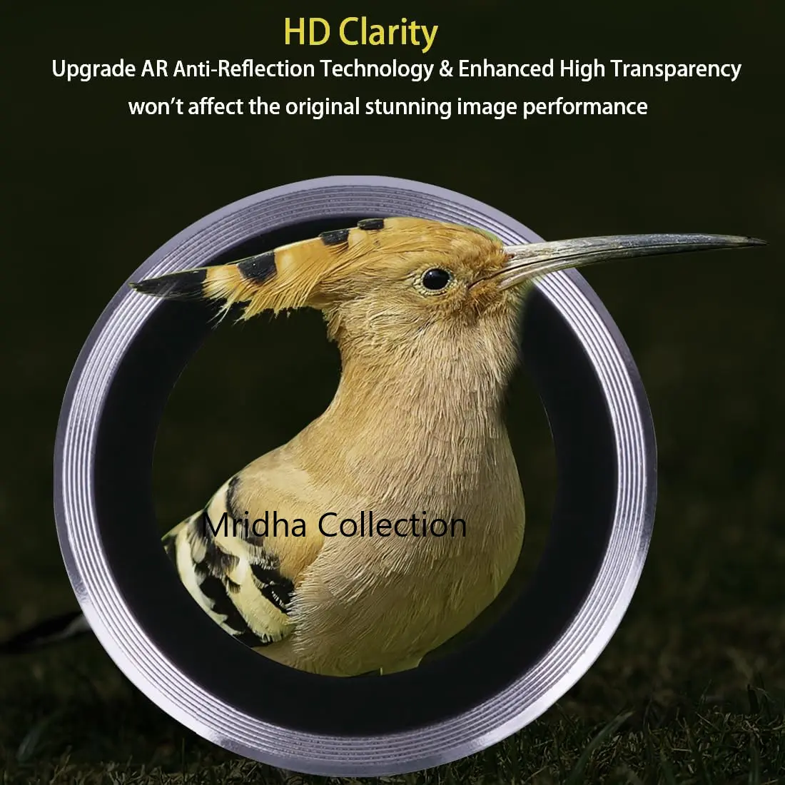 Picture of Samsung Galaxy S25 Ultra 5G 5-PCS Ring Camera Lens Protector 360 Degree Protection Camera Aluminium with Tempered Glass (Titanium White)