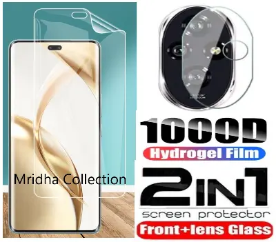 Picture of 2in1 Protector Combo Pack for Honor 200 5G (Front Hydrogel Screen Protector Poly + Camera Lens Protector)