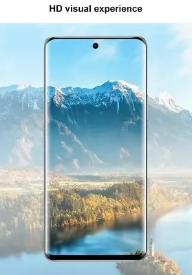 Picture of Honor 200 5G Full Glue 9D Curved Tempered Glass Screen Protector Edge to Edge Fit Protection Tempered Glass (Black)