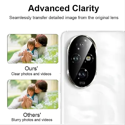 Picture of Honor 200 5G Back Camera Lens Screen Protector Rear Camera Lens Screen Protector,Upgraded HD,Clear Scratch Resistant(Nano Poly)