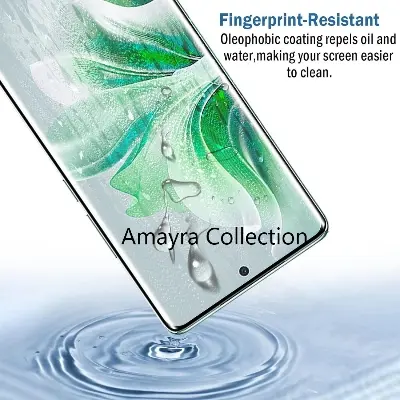 Picture of Oppo Reno6 Pro+ 5G / Oppo Reno 6 Pro Plus 5G (A+ GRADE) Premium UV Tempered Glass Screen Protector Curved with Liquid Glue and UV Light -Transparent Clear