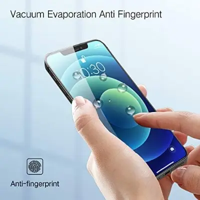 Picture of Apple iPhone 12 Pro Max PREMIUM PRIVACY Tempered Glass Protective Film Screen Protector Anti-glare Privacy Glass