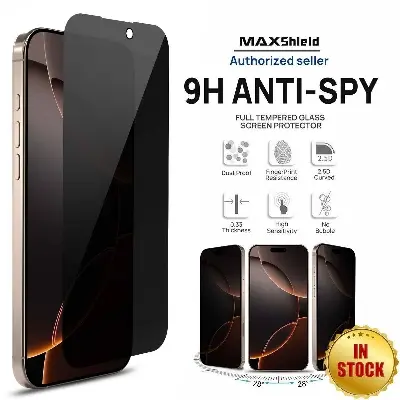 Picture of Apple iPhone 11 Pro Max PREMIUM PRIVACY Tempered Glass Protective Film Screen Protector Anti-glare Privacy Glass