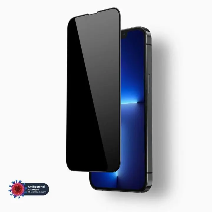 Picture of Apple iPhone 14 Plus / Apple iPhone 14+ PREMIUM PRIVACY Tempered Glass Protective Film Screen Protector Anti-glare Privacy Glass
